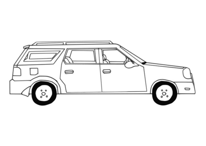 Malvorlage  auto