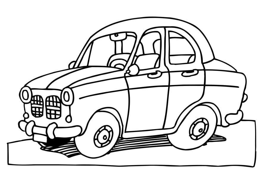 Malvorlage  auto