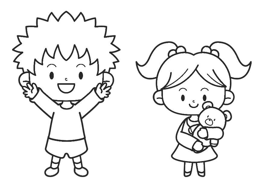 Malvorlage  baby und kleinkind