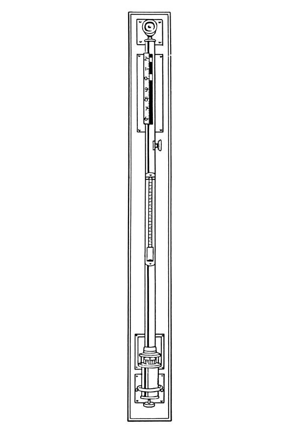 Malvorlage  barometer