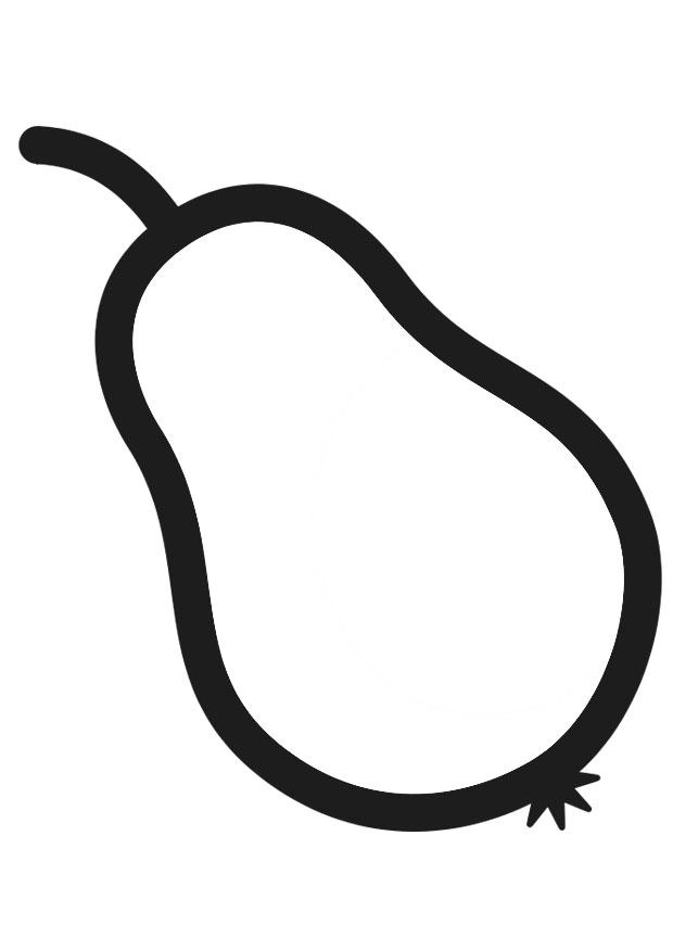 Malvorlage  birne