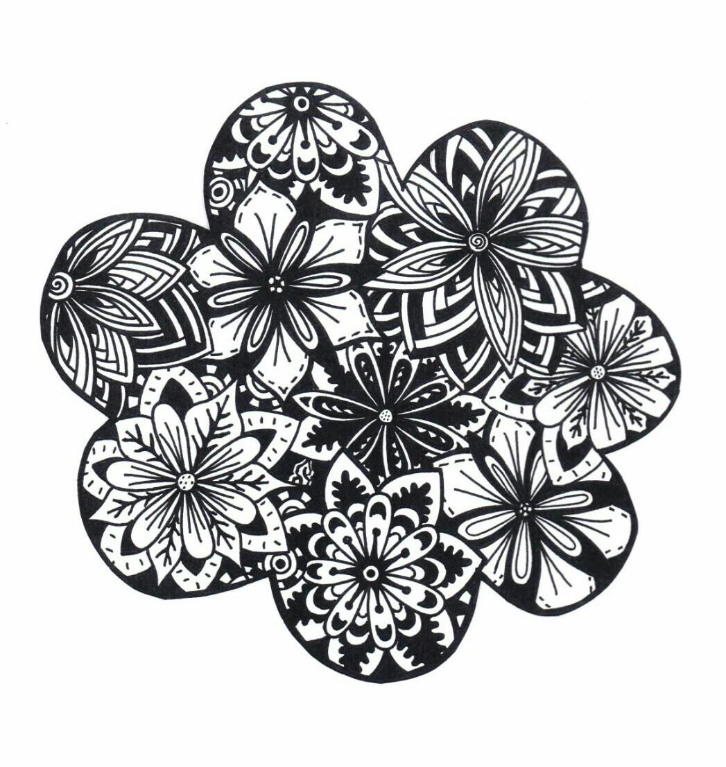 Malvorlage  blumen
