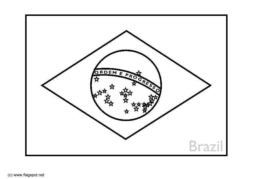 Malvorlage  brasilien