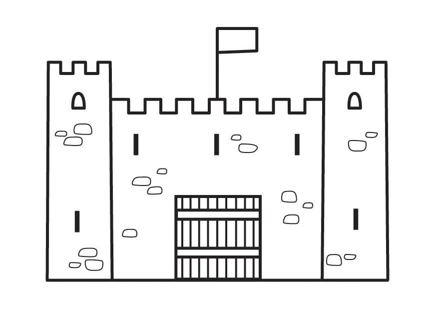 Malvorlage  burg