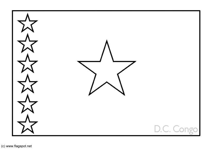 Malvorlage  demokratische republik kongo