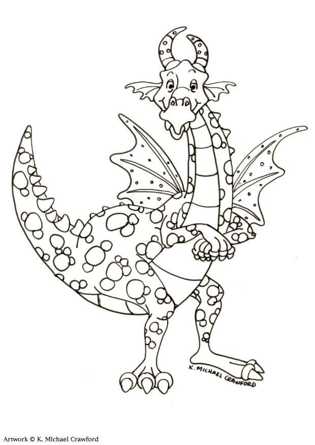 Malvorlage  drache