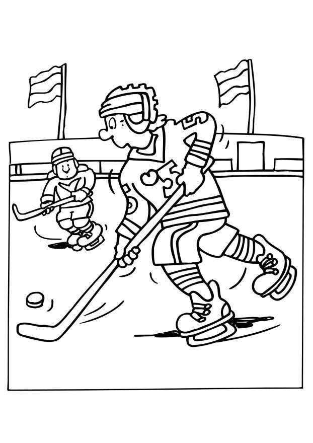 Malvorlage  eishockey