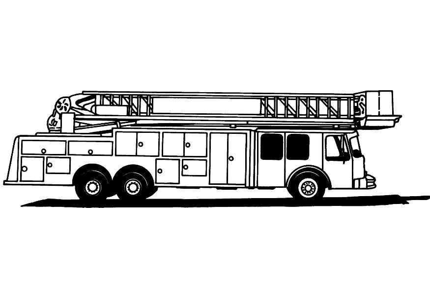 Malvorlage  feuerwehrauto2