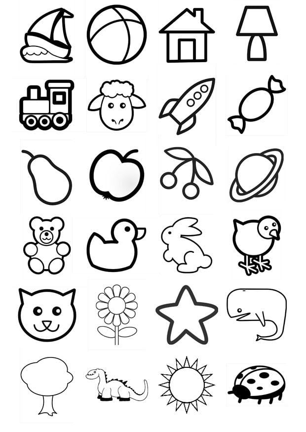 Malvorlage  figuren fA¼r kinder