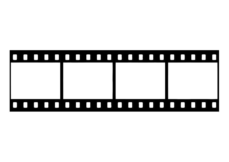 Malvorlage  filmstreifen, filmnegativ