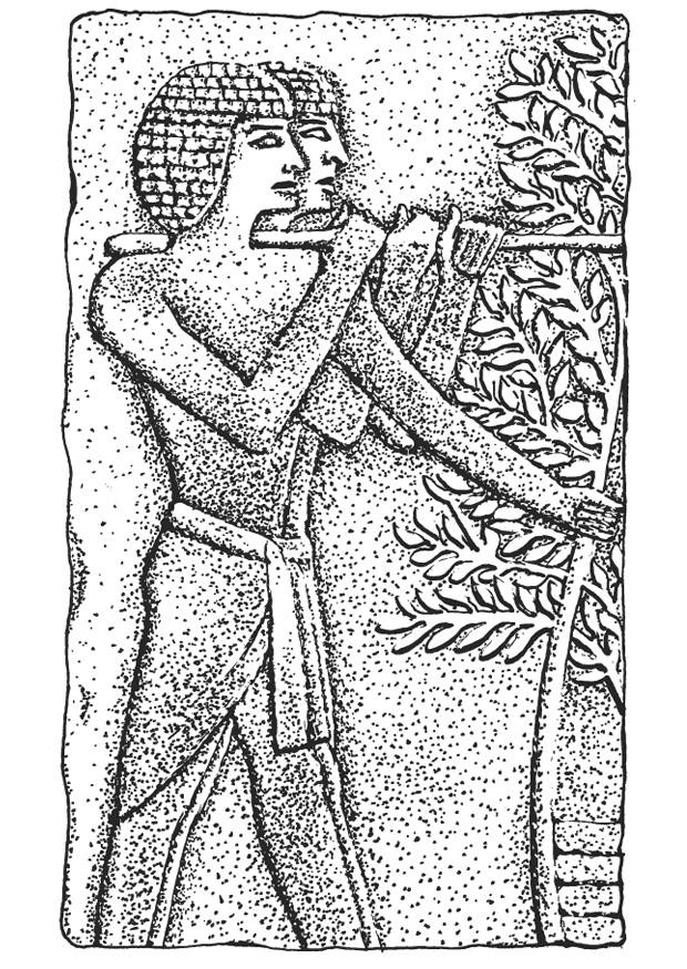 Malvorlage  flachrelief A„gypten
