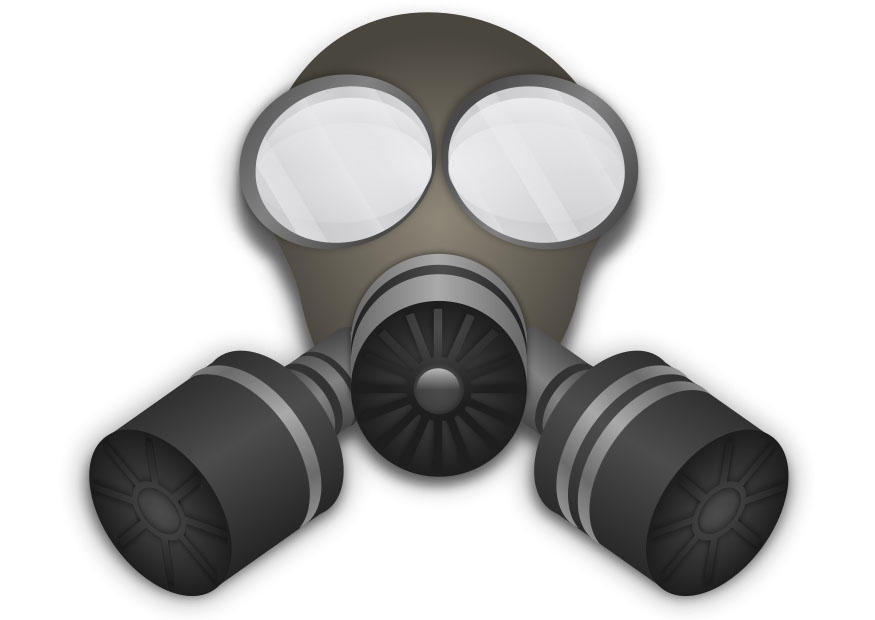 Malvorlage  gasmaske