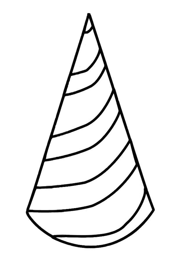 Malvorlage  geburtstagshut