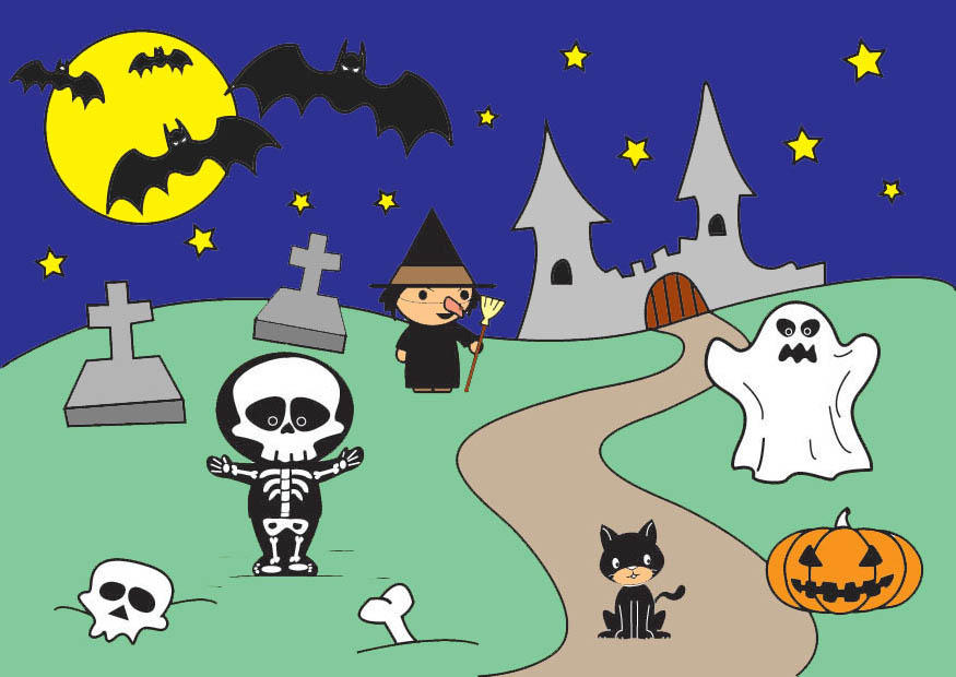 Malvorlage  halloween
