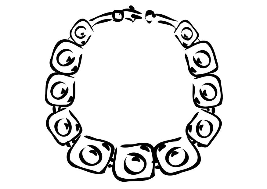 Malvorlage  halskette