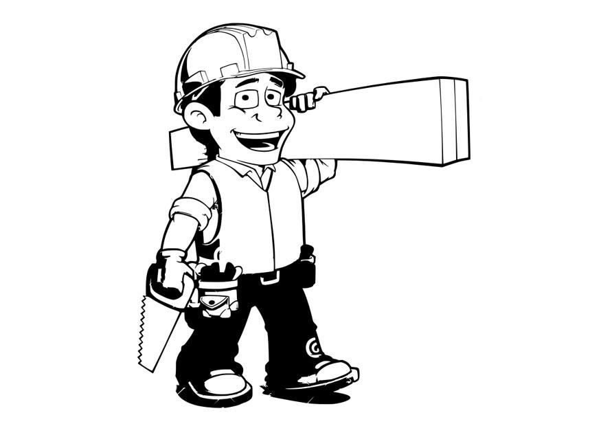 Malvorlage  handwerker