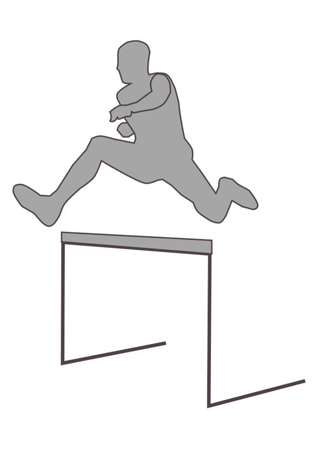 Malvorlage  hA¼rdenlauf