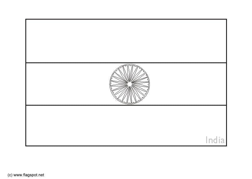 Malvorlage  indien