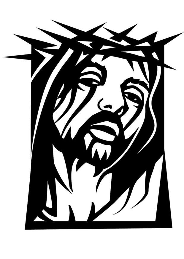 Malvorlage  jesus
