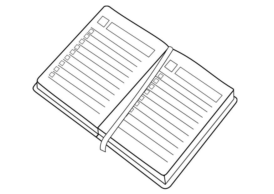 Malvorlage  kalender
