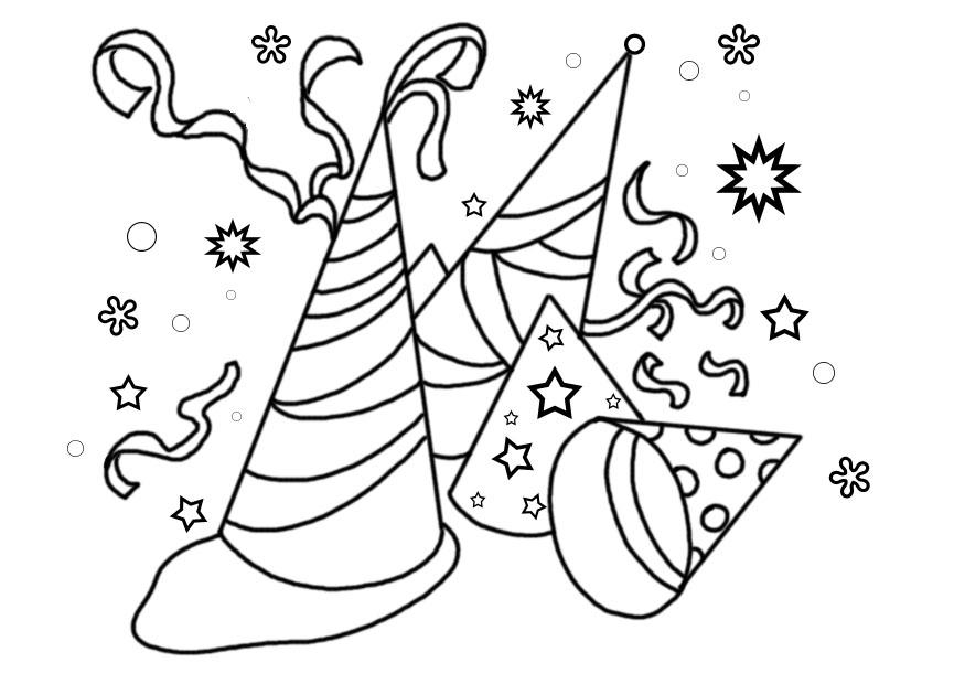 Malvorlage  karneval