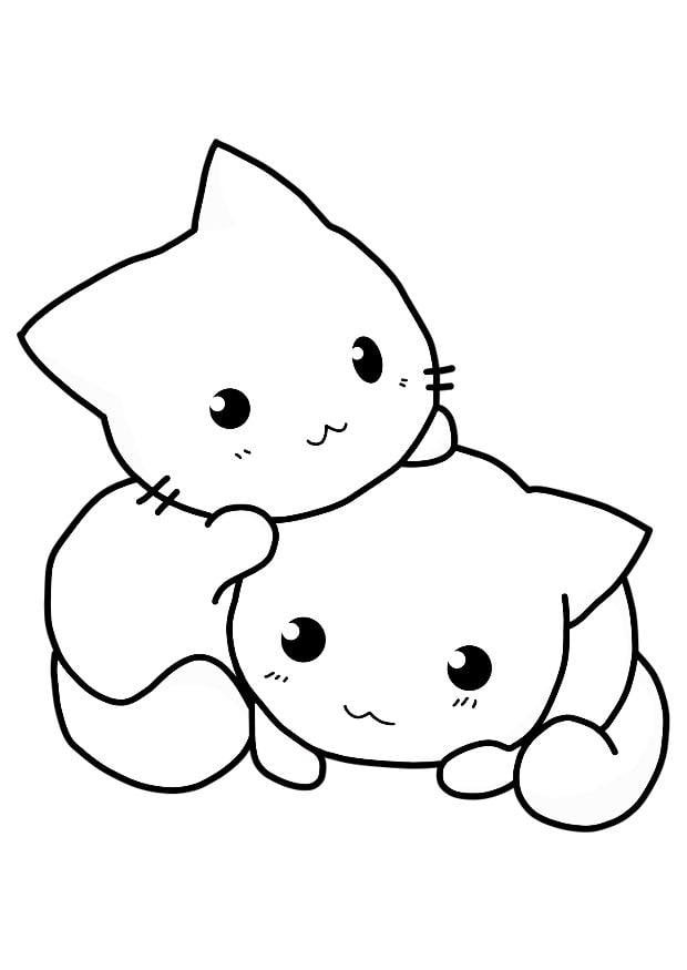 Malvorlage  katzen