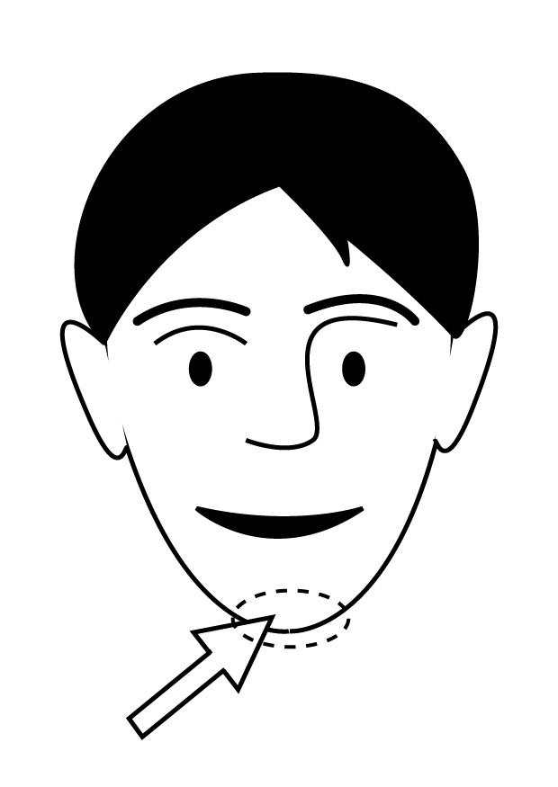 Malvorlage  kinn