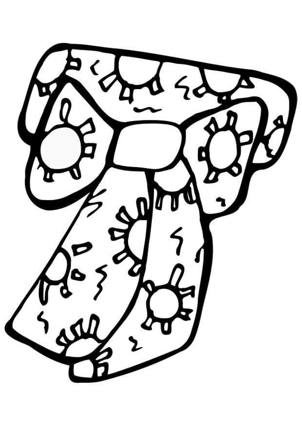 Malvorlage  krawatte