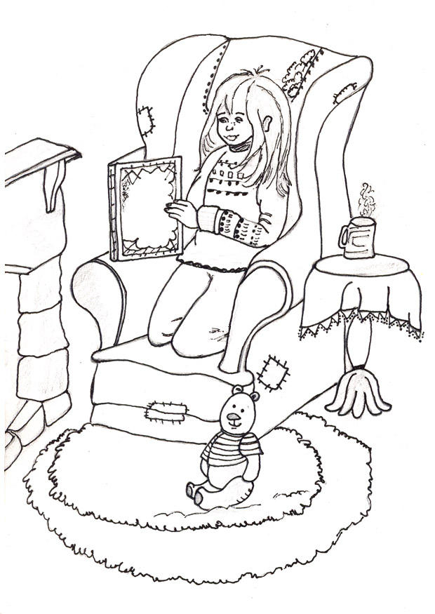 Malvorlage  lesen