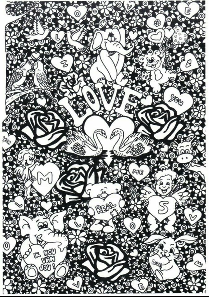 Malvorlage  liebe