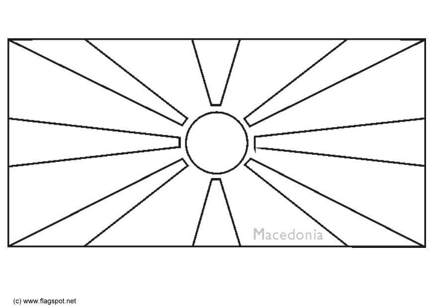 Malvorlage  macedonien