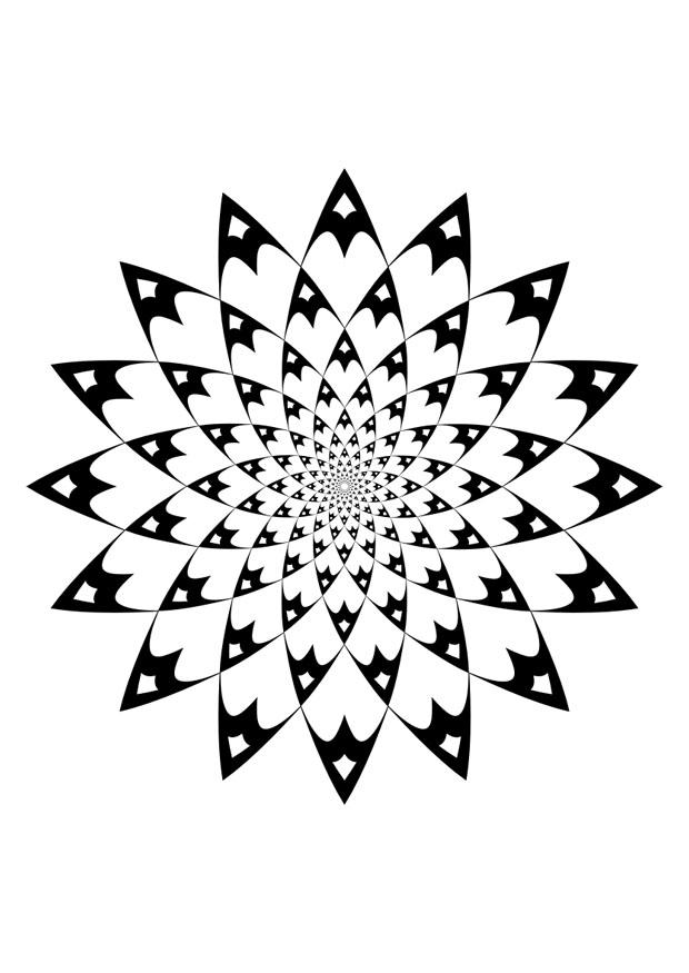 Malvorlage  mandala