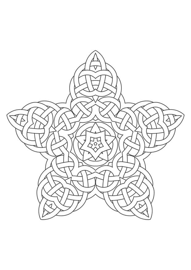Malvorlage  mandala
