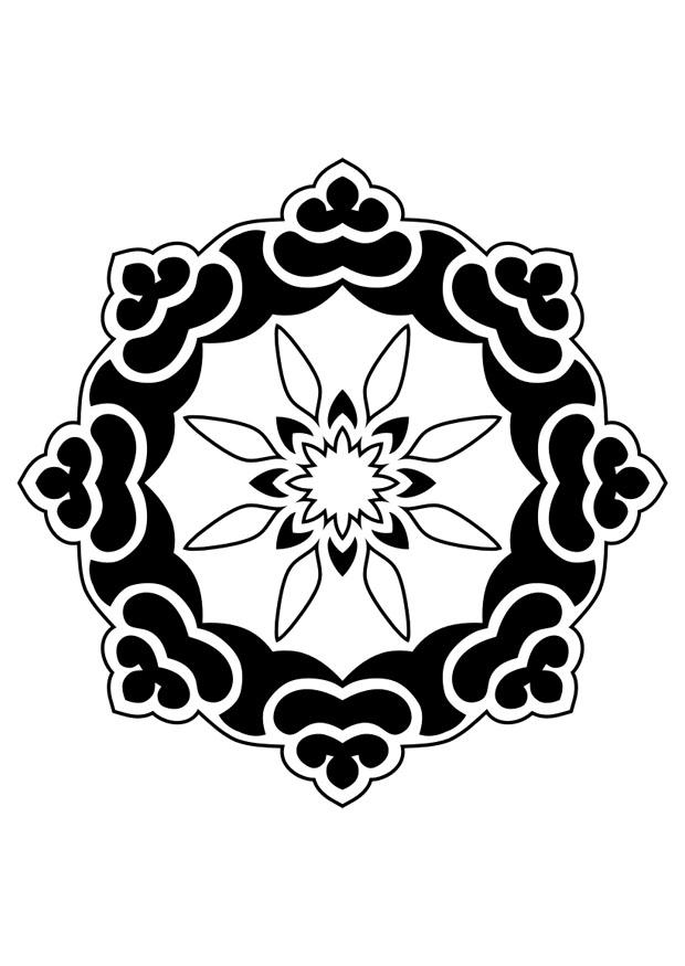 Malvorlage  mandala