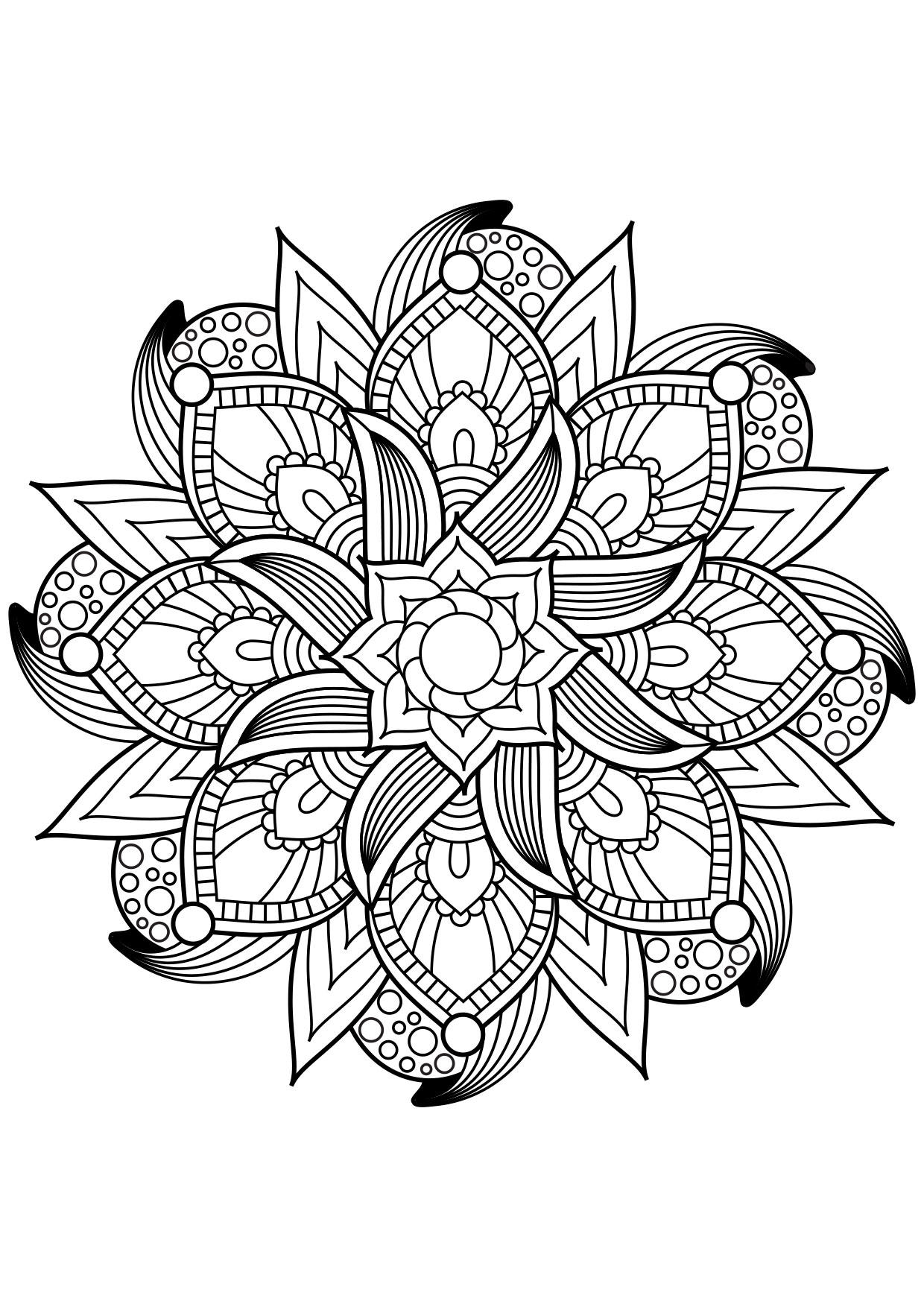 Malvorlage  mandala