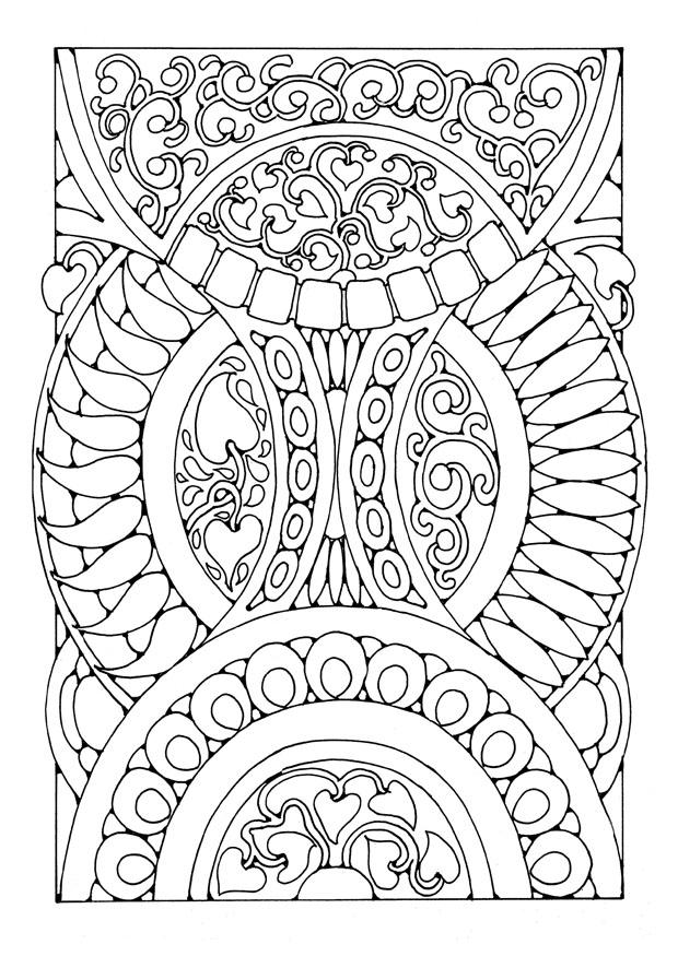 Malvorlage  mandala a03