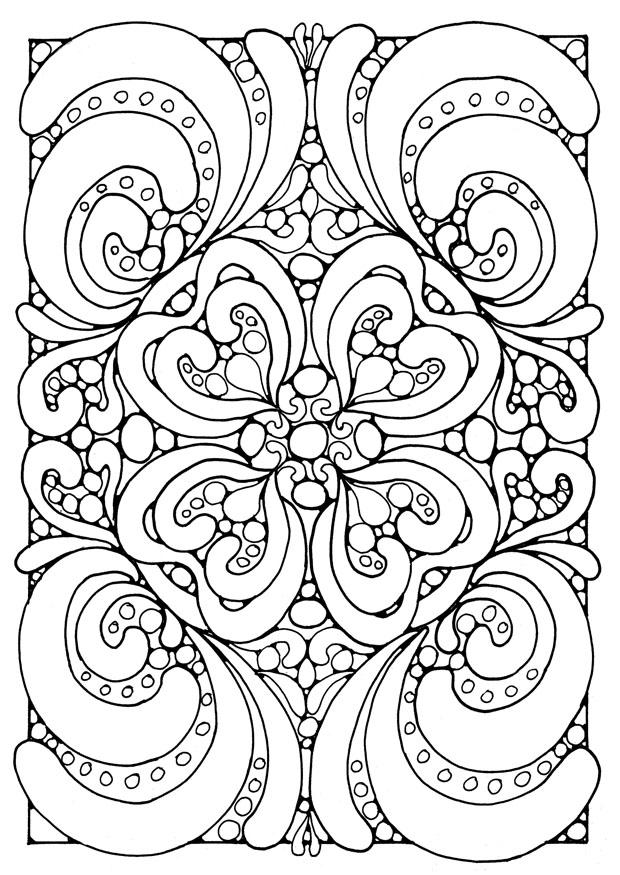 Malvorlage  mandala a04