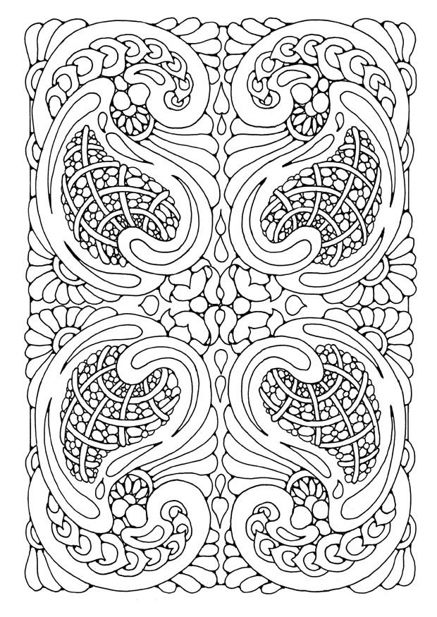 Malvorlage  mandala a07