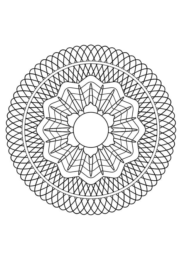 Malvorlage  mandala30