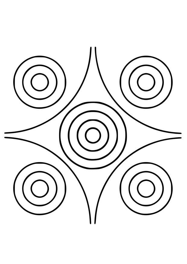 Malvorlage  mandala4