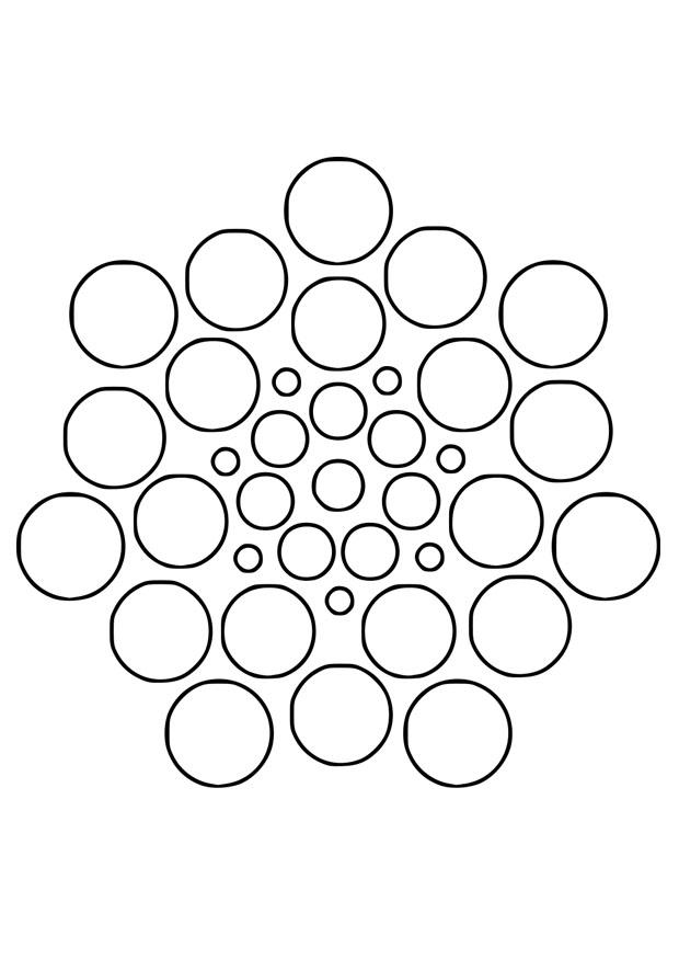 Malvorlage  mandala5