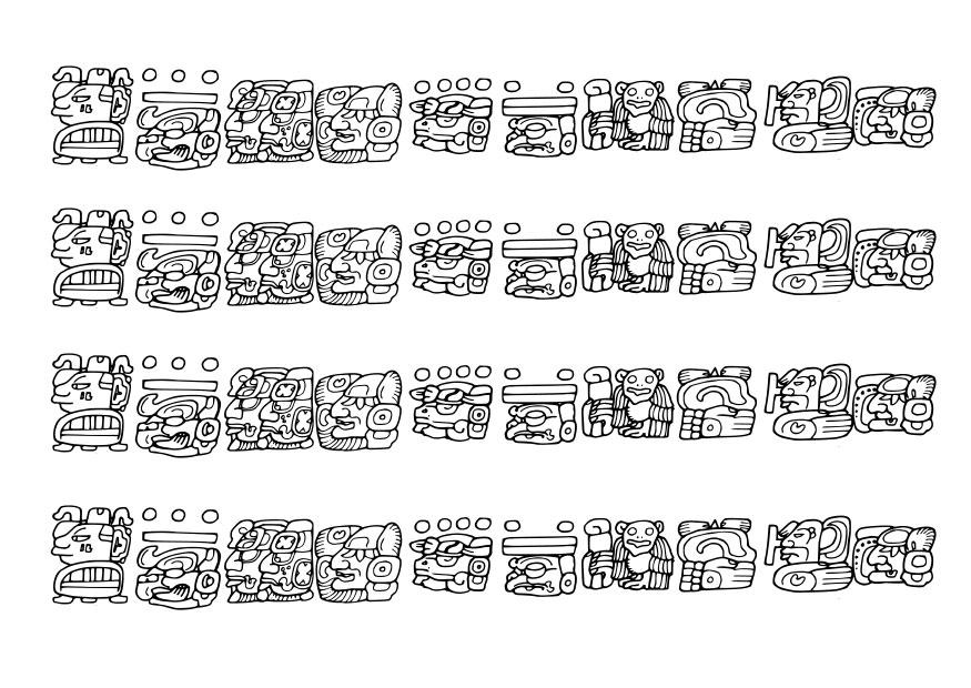 Malvorlage  maya image