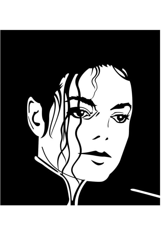 Malvorlage  michael jackson