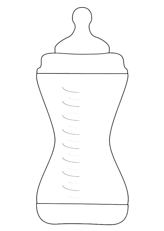 Malvorlage  nuckelflasche