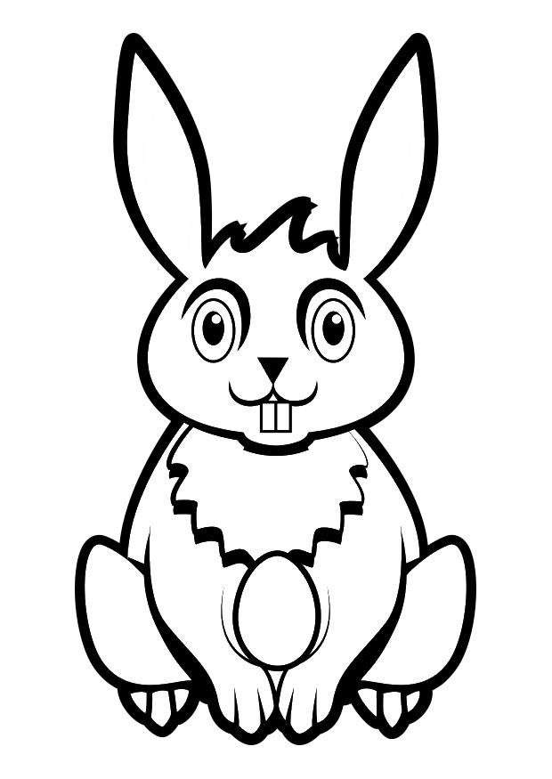 Malvorlage  osterhase