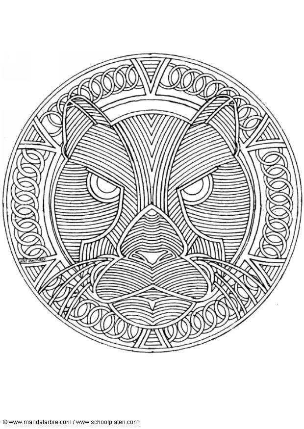 Malvorlage  panther