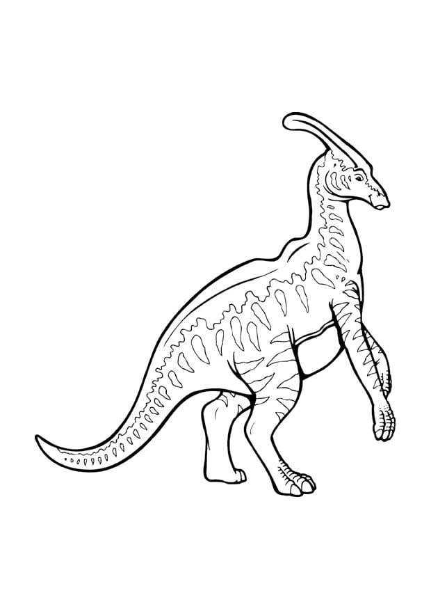 Malvorlage  parasaurolophus