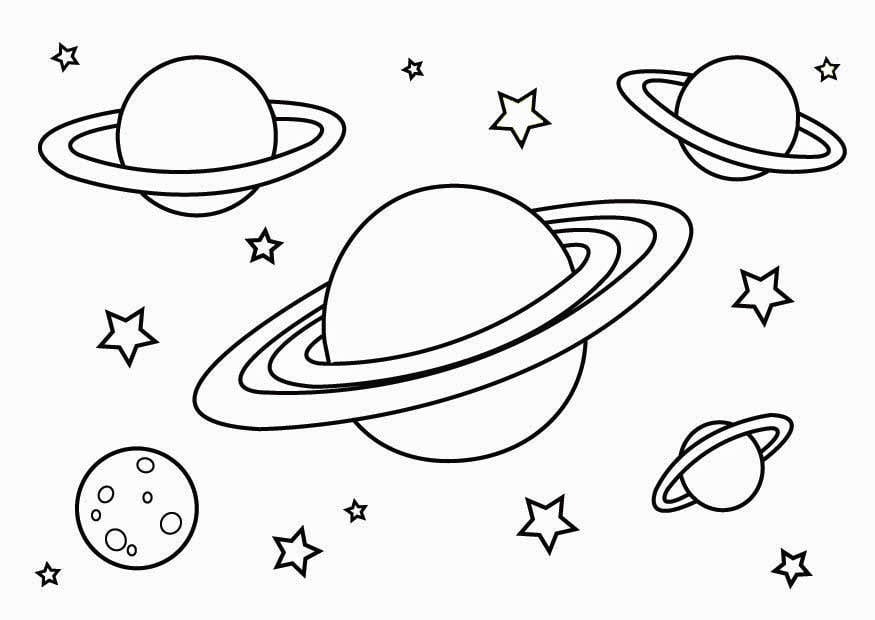 Malvorlage  planeten