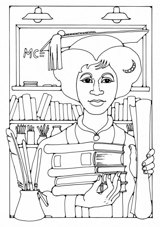 Malvorlage  professor