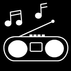 Malvorlage  radio